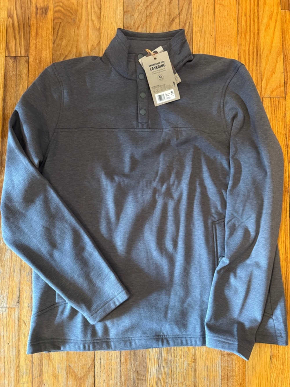 New jockey 1/4 snap pullover